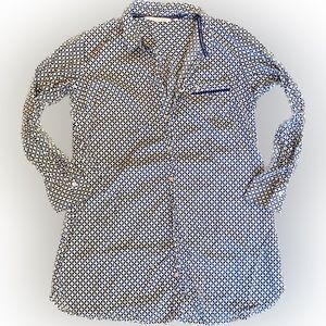 Victoria Secret 100% Cotton Button-up Nightgown / Color: Blue / Size: L